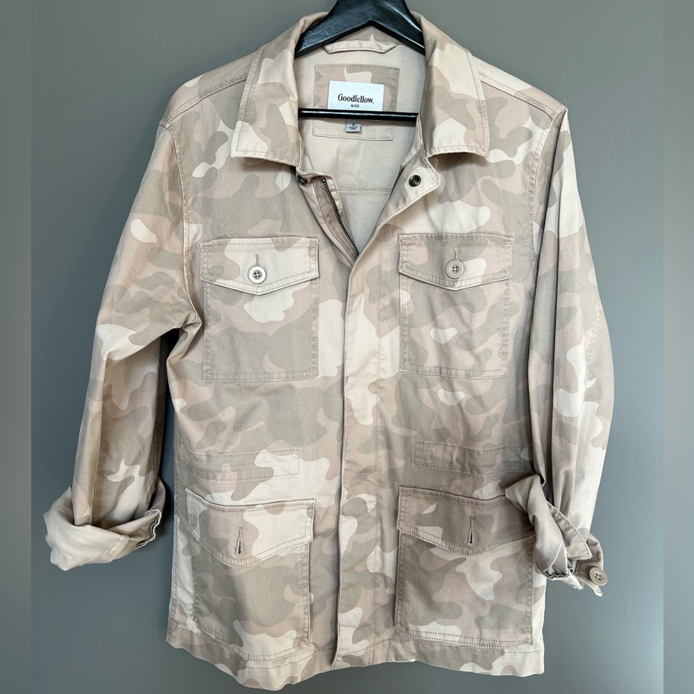 Men’s Camo Shirt Jacket, S